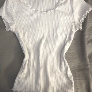 Shirts, mostly long sleeves. My daughter is a medium, Shirts are good condition